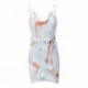 Yg brand women's 2021 summer new short dress European and American sexy print backless suspender skirt